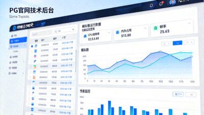 PG官网技术后台展示模拟器运行数据和性能监控图表