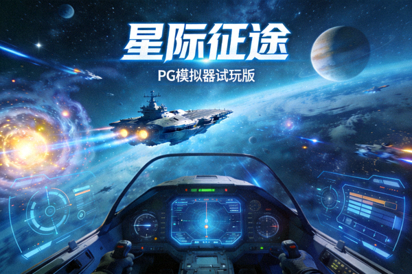 PG模拟器科幻大作‘星际征途’游戏试玩画面 - 展示太空战舰与星系探索场景