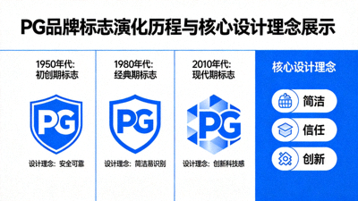 PG品牌标志演化历程与核心设计理念展示